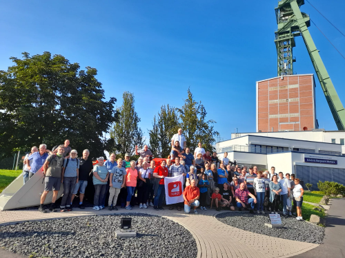 Unterwegs ins Schaubergwerk nach Merkers