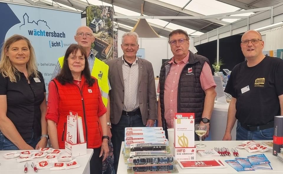 Stand auf der Messe der Stadt Wächtersbach